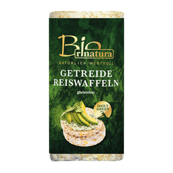 Rondele de orez expandat si cereale (fara gluten) BIO Rinatura – 100 g driedfruits.ro/ Produse Fara Gluten